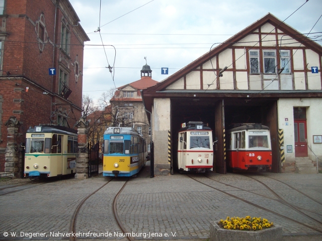 Depot der Naumburger Straßenbahn