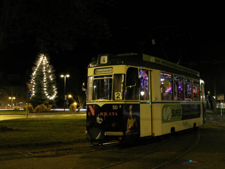 Naumburg im Advent / Weihnachtliches in den Höfen • Nahverkehrsfreunde NaumburgJena e.V.