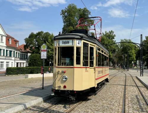 Linienfahrten mit 96-jähriger Straßenbahn am Ostersamstag